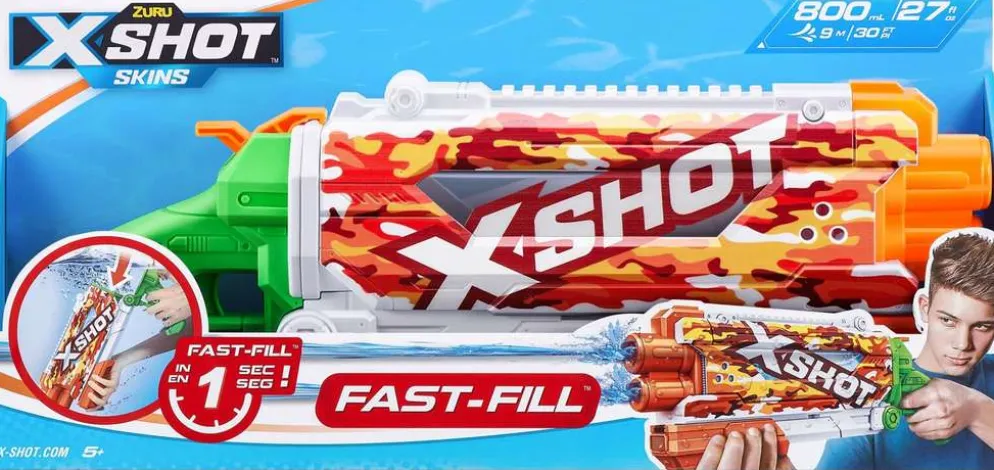 X-Shot vesipyssy Fast Fill Skins Pump Action