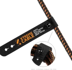 Xtorm USB-A/USB-C kaapeli 1,5m CXX004 musta/oranssi