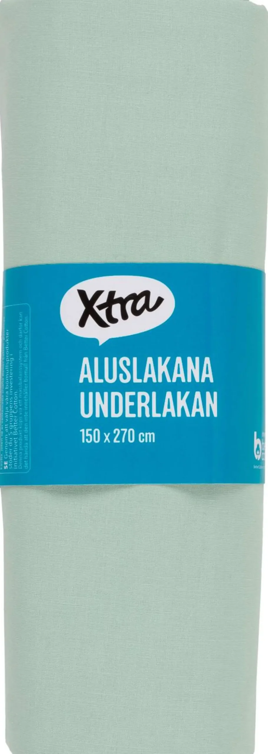 Xtra aluslakana Uni 150x270 cm, vaaleanvihreä