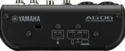 Yamaha livestriimausmikseri AG06mk2B