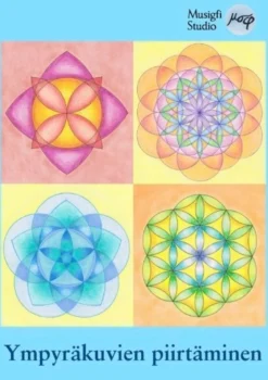 Ympyräkuvien piirtäminen - symmetriset taidekuvat harpilla