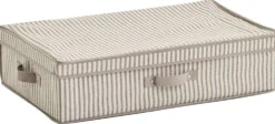 Zeller säilytyslaatikko kuitukangas Raita 61,5 x 38 x 16,5 cm